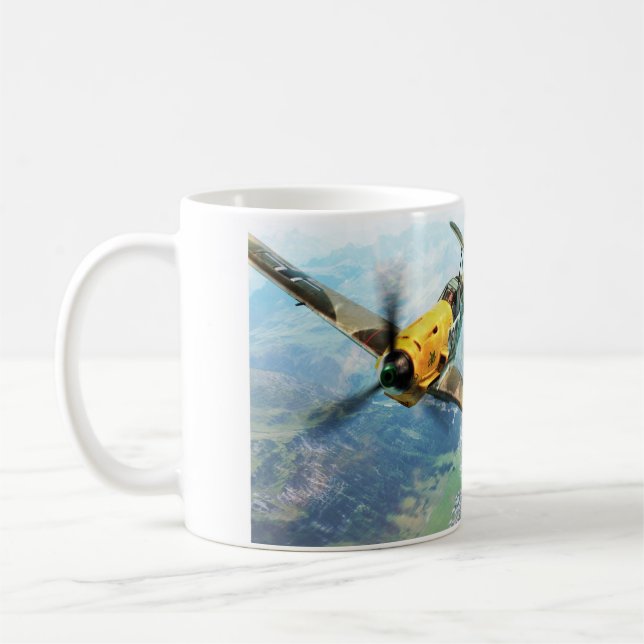 Taza De Café Aviation Art mug "Messerschmitt Bf 109" (Izquierda)