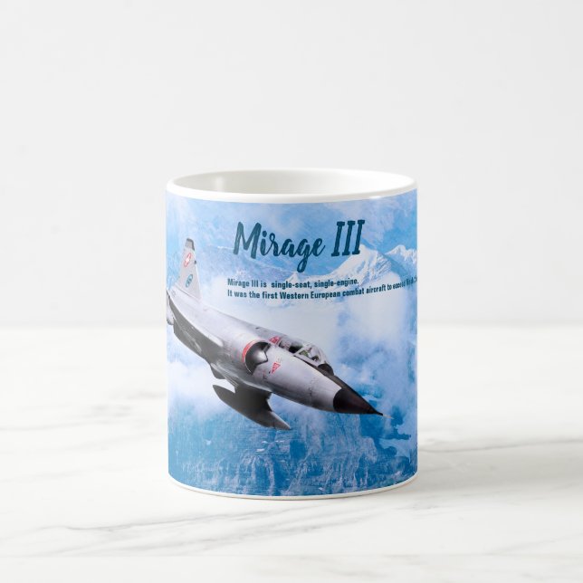 Taza De Café Aviation Art Mug "Mirage III " (Centro)