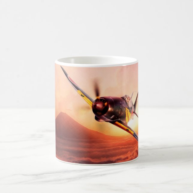 Taza De Café Aviation Art Mug "Mitsubishi J2M 雷電 Jack" (Centro)