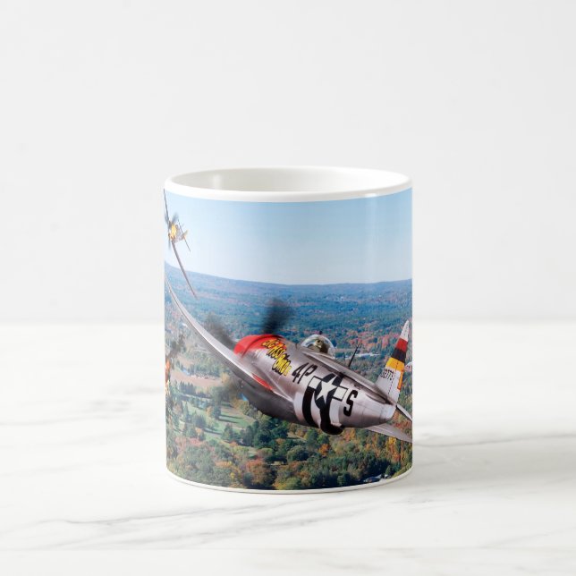 Taza De Café Aviation Art mug "Republic P-47 Thunderbolt" (Centro)