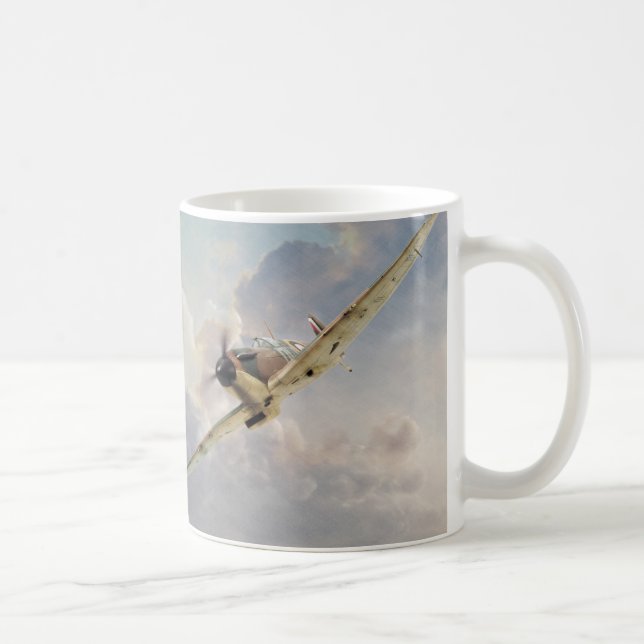 Taza De Café Aviation art mug "Spitfire" (Derecha)