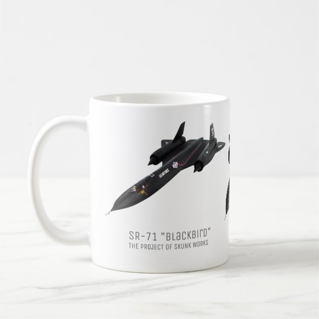 Taza De Café Aviation Art Mug "SR-71 Blackbird" (Izquierda)