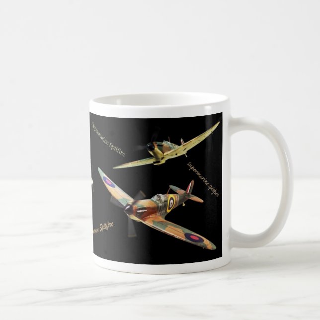 Taza De Café Aviation Art Mug "Supermarine Spitfire" (Derecha)