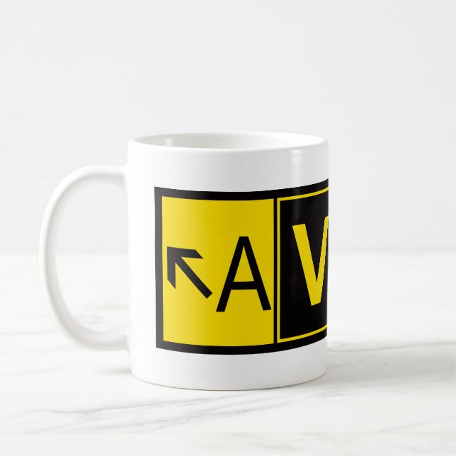 Taza De Café Aviatrix - AV8RX - (Izquierda)