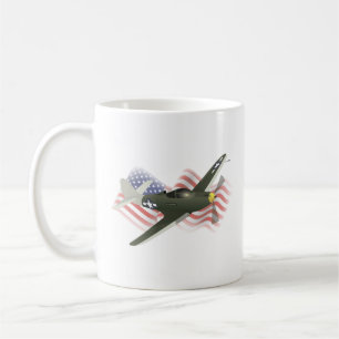 Taza De Café Avión Airacobra P-39 WW2
