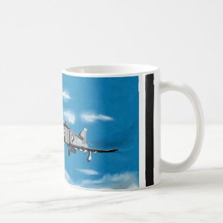 Taza De Café Avión de caza F4 de la marina fantasma