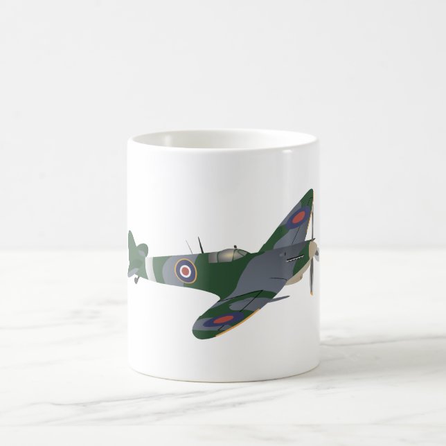 Taza De Café Avión de combate antiincendios submarinos (Centro)