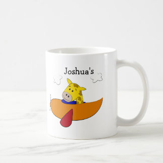 Taza De Café Avión de jirafa personalizado