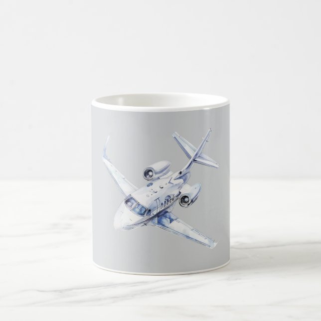 Taza De Café Avión de reacción (Centro)