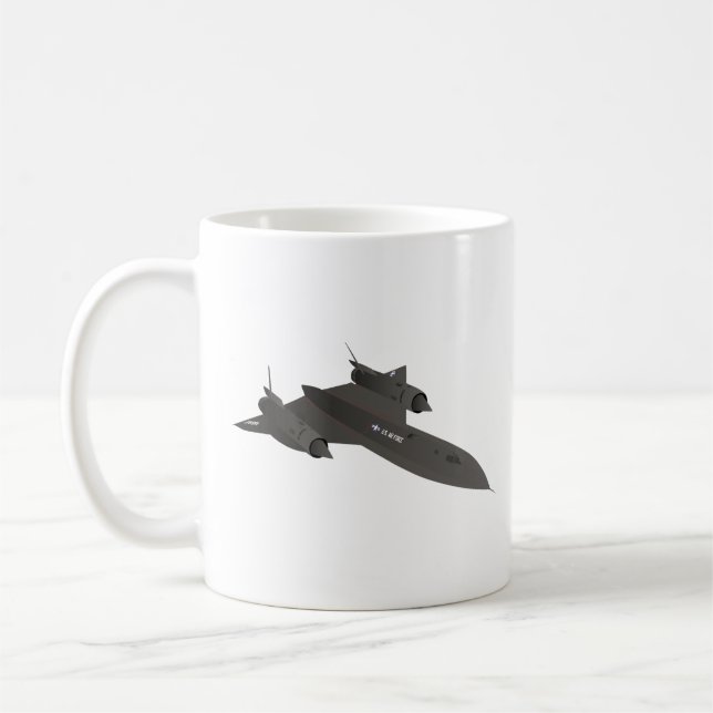 Taza De Café Avión de reconocimiento SR-71 Blackbird (Izquierda)