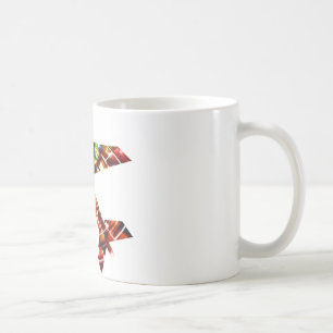 Taza De Café Avión - diseño chispeante de Guay del rojo