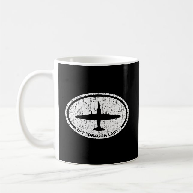 Taza De Café Avión espía U-2 Dragon Lady (Izquierda)