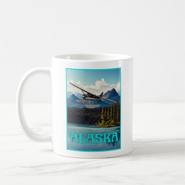 Taza De Café Avión flotante de Alaska (Izquierda)