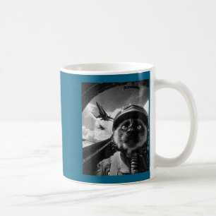 Taza De Café Avión Gato Jet Piloto Selfie Siamés Caza Risa