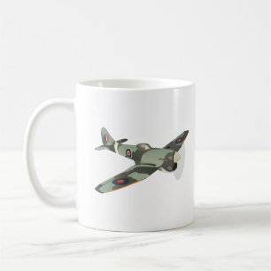 Taza De Café Avión Hawker Tempest Británico WW2