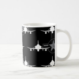 Taza De Café Avión militar de caza F-4 Phantom II
