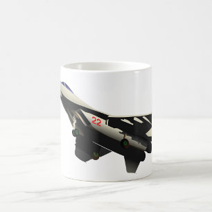 Taza De Café Avión Militar de Combate Supersónico