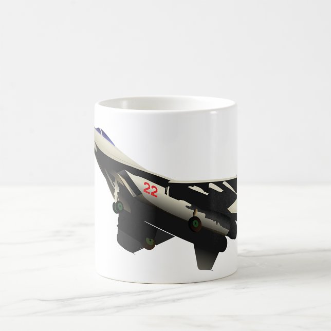 Taza De Café Avión Militar de Combate Supersónico (Subido por el creador)