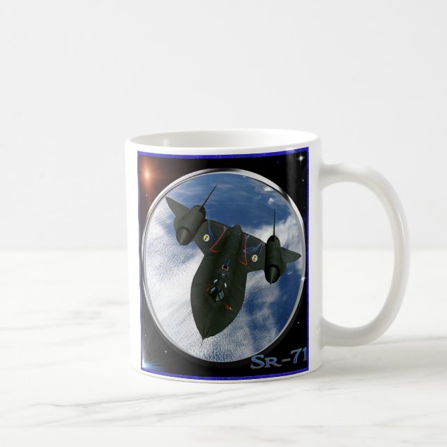 Taza De Café Avión militar espía Sr-71 (Derecha)