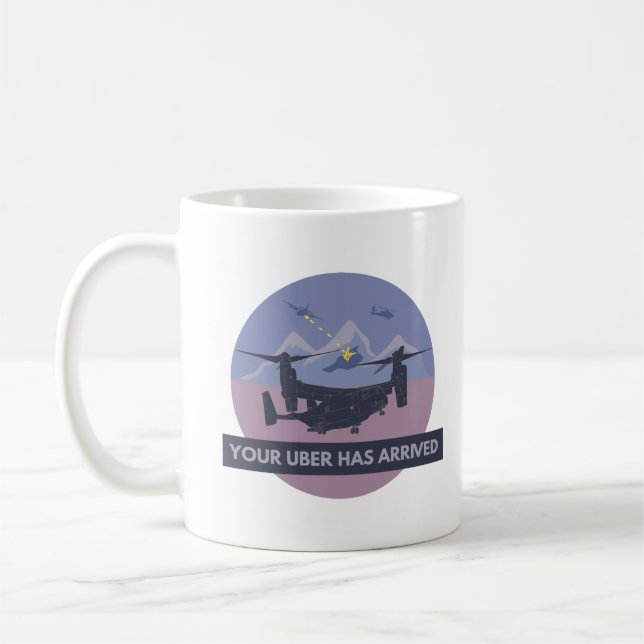 Taza De Café Avión Osprey Convertiplane (Izquierda)