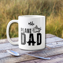 Taza De Café AVIÓN papá y avión viejo, divertido día del padre
