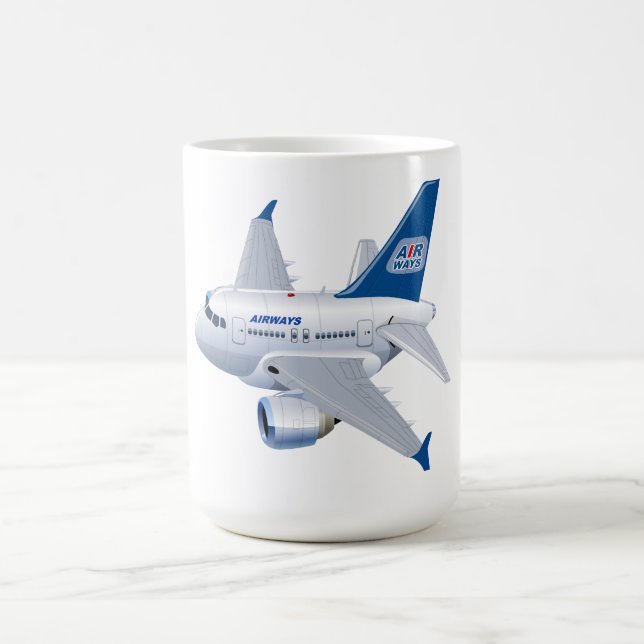 Taza De Café avión personalizado (Centro)