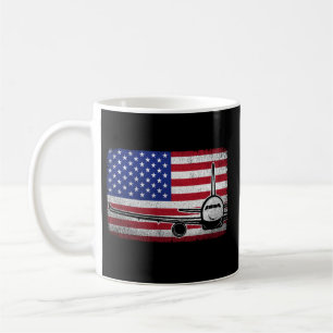 Taza De Café Avión piloto Aviación de Aviación de Bandera Ameri