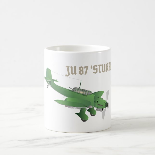 Taza De Café Avión Stuka Bomber Ju 87 (Centro)