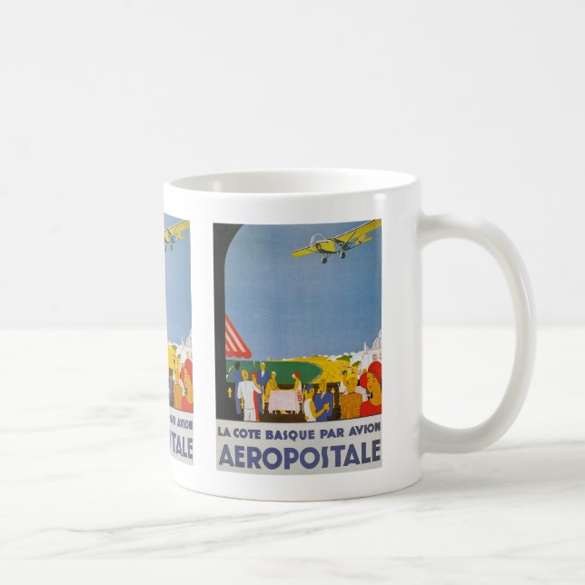 Taza De Café Avión vasco de La Cote (Derecha)