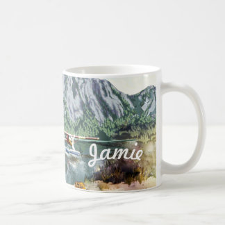 Taza De Café Avión Y Viajes De Pesca De Alaska Bush