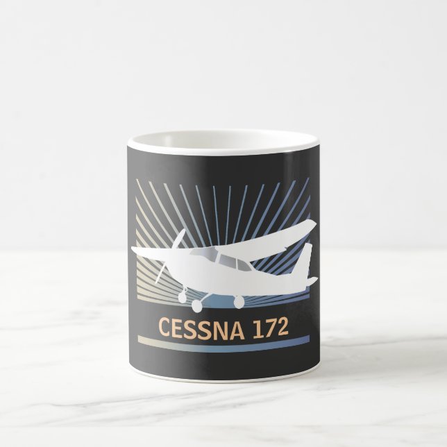 Taza De Café Aviones de ala alta (Centro)