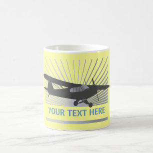 Taza De Café Aviones de ala alta de Taildragger