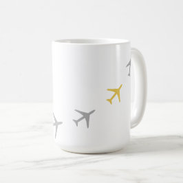 Taza De Café Aviones de aviación de aviones de aviación de avio