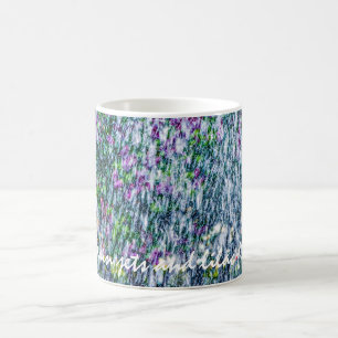 Taza De Café Aviones de caza y flores de lila