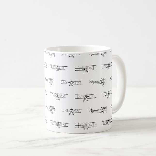 Taza De Café Aviones de época PERSONALIZADO temática de aviació