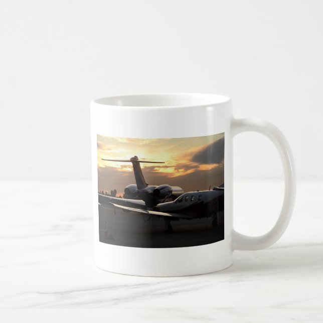 Taza De Café Aviones de jet (Derecha)
