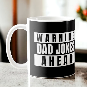 Taza De Café Aviso a los Chistes de papá