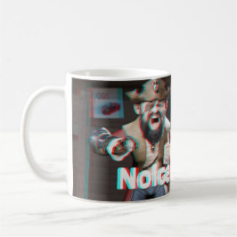 Taza De Café ¡Aviso! Badaz Beard 3D Coffee Mug