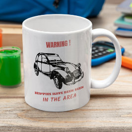 Taza De Café Aviso de hippie de 2 CV Deux Chevaux