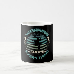 Taza De Café Aviso Salto Sobre Todo El Parque
