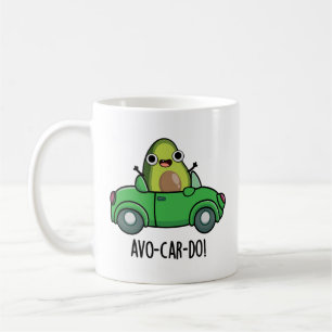 Taza De Café Avo-car-do Chistes Divertidos de Aguacate 