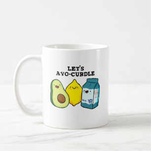 Taza De Café Avo-Curdle Funny Food Pun Mug