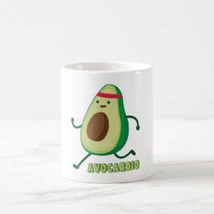 Taza De Café Avocardio cómico Personalizado Mug