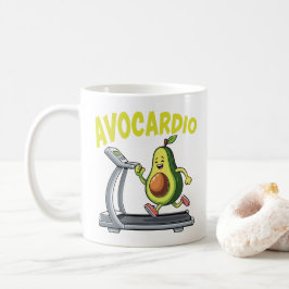 Taza De Café Avocardio - Gimnasio de entrenamiento de aguacates