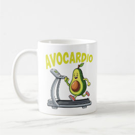 Taza De Café Avocardio - Gimnasio de entrenamiento de aguacates