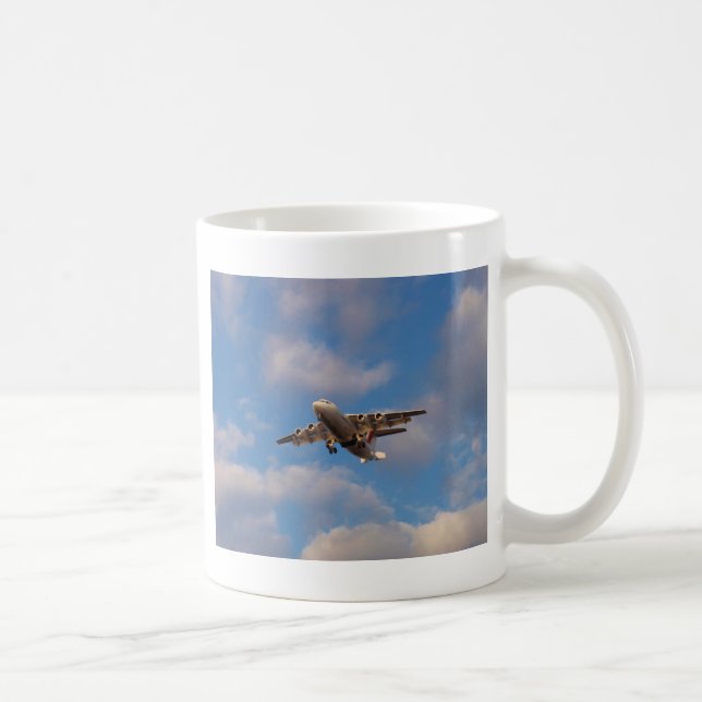 Taza De Café Avro RJ85 Jet aterrizando (Derecha)