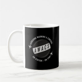 Taza De Café AWACS en la estación el tiempo