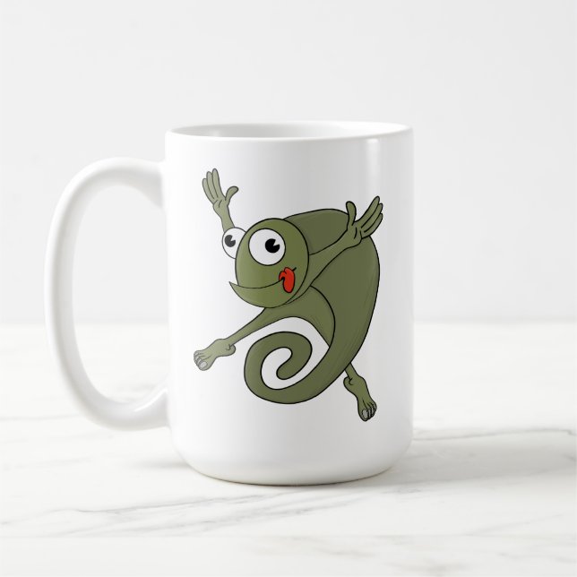 Taza De Café Awesome Chameleon (Izquierda)