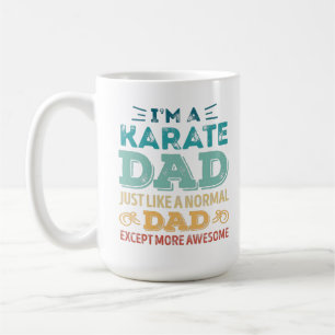 Taza De Café Awesome Karate Dad Fathers Day Funny Gift