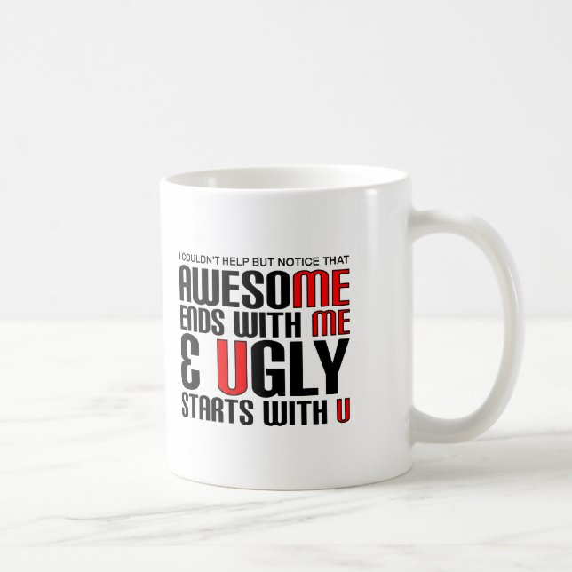 Taza De Café Awesome Me Funny Mug (Derecha)